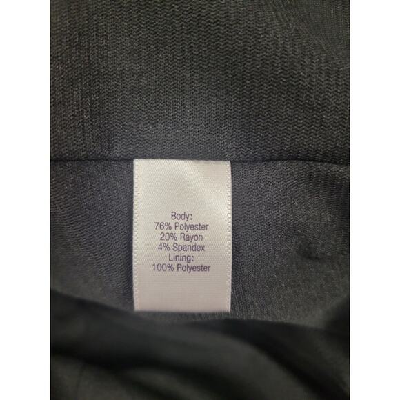 Jennifer Lopez Black Fitted Chain Dress Sleeveless Size 14 V Neck - Picture 4 of 5